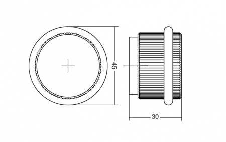 Opritor pentru usa Arpa, finisaj alama intunecata periata, 45x30 mm [1]