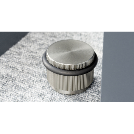 Opritor ușă Arpa Viefe, montaj pe podea, oțel inoxidabil, D: 45 mm [1]