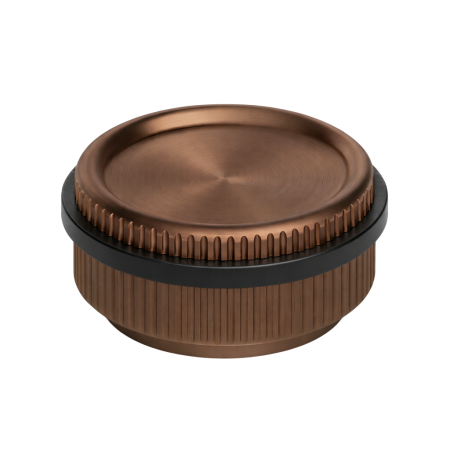 Opritoare usi - Opritor pentru usa Boto, finisaj bronz periat, 60x29 mm