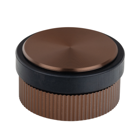 Opritoare usi - Opritor pentru usa Brooklyn, finisaj bronz periat, 62x33 mm