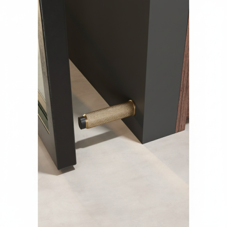 Opritor pentru usa Brooklyn Wall, finisaj alama cava periata, 28x103 mm [3]