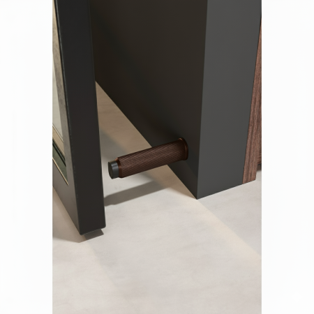 Opritor pentru usa Brooklyn Wall, finisaj bronz periat, 28x103 mm [3]