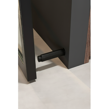 Opritor pentru usa Brooklyn Wall, finisaj negru periat, 28x103 mm [3]