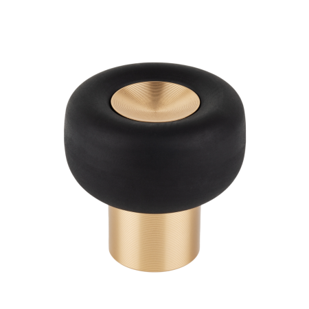 Opritoare uși - Opritor pentru usa Buggy, finisaj alama cava periata, 47x47 mm