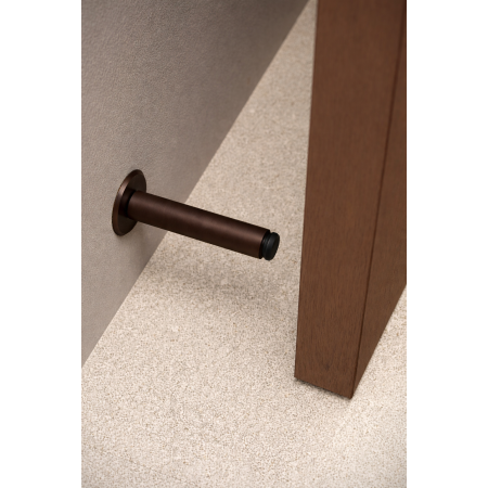 Opritor pentru usa Fase Wall, finisaj bronz periat, 101x20 mm [2]