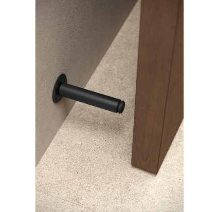 Opritor pentru usa Fase Wall, finisaj negru periat, 101x20 mm [2]