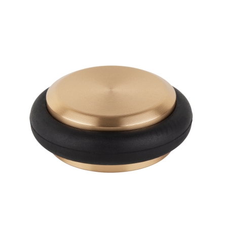 Opritoare uși - Opritor ușă Low Viefe, montaj pe podea, alamă cava periată, D: 48 mm