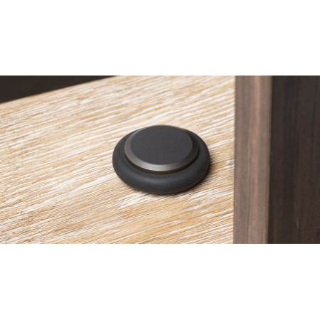 Opritor ușă Low Viefe, montaj pe podea, gri lava, D: 48 mm [2]