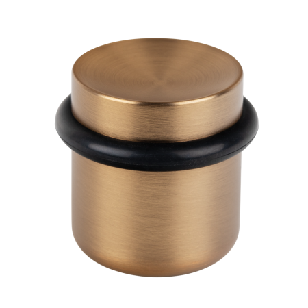 Opritoare usi - Opritor pentru usa Luv, finisaj alama cava periata, 36x35 mm