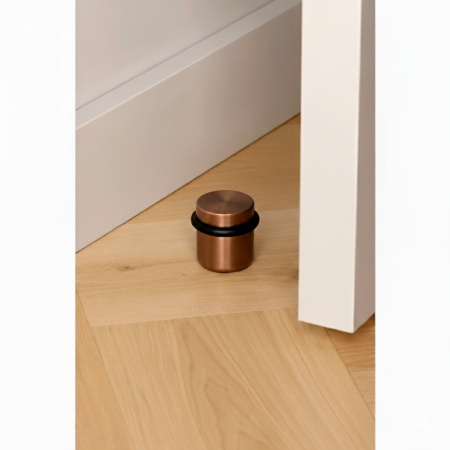 Opritor pentru usa Luv, finisaj bronz periat, 36x35 mm [4]