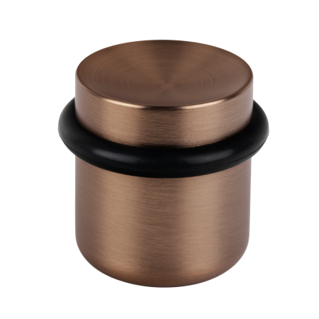 Opritoare usi - Opritor pentru usa Luv, finisaj bronz periat, 36x35 mm