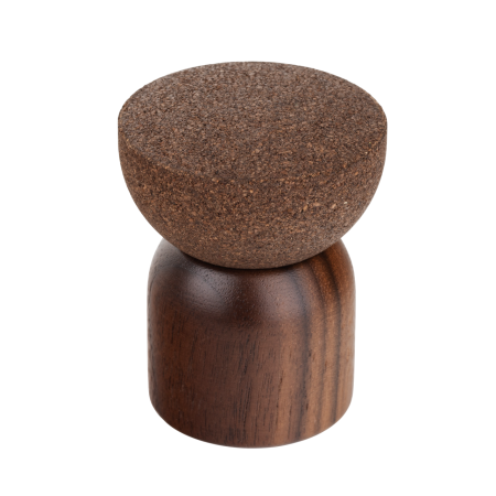 Opritoare usi - Opritor pentru usa Piece, finisaj nuc/pluta, 48x59 mm