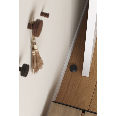 Opritor pentru usa Pulse, finisaj negru mat lacuit, 66x27 mm [3]