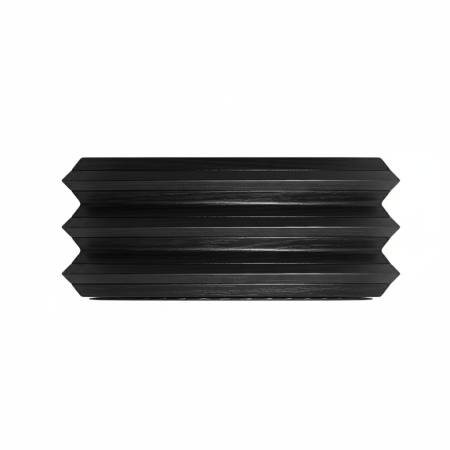 Opritor pentru usa Pulse, finisaj negru mat lacuit, 66x27 mm [1]