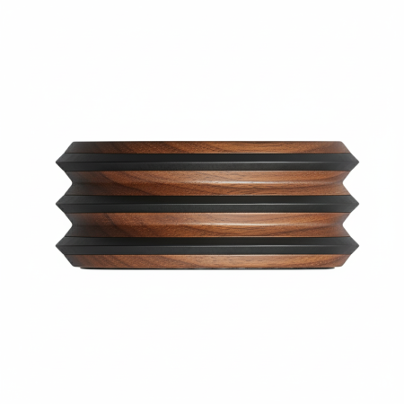 Opritor pentru usa Pulse, finisaj nuc, 66x27 mm [1]