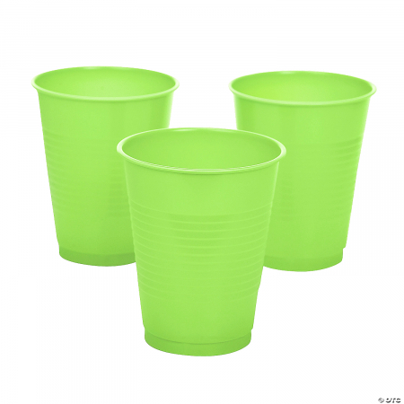 Pahare de unica folosinta, 200 ml, lime, set 100 bucati [1]