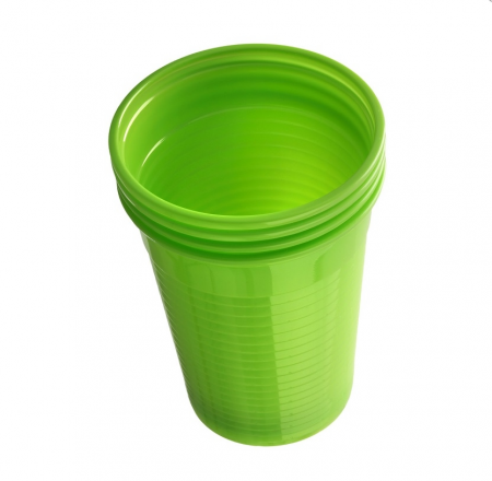 Pahare de unica folosinta, 200 ml, lime, set 100 bucati [2]