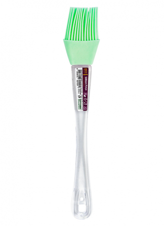 Accesorii pentru gatit - Pensula din silicon pentru patiserie, verde, 0.7×3.8×22.3 cm
