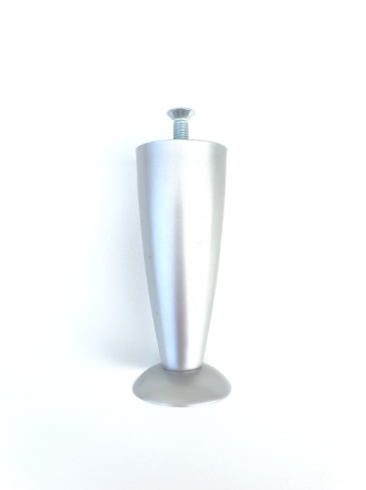Picior conic pentru mobilier, H120 mm, finisaj crom mat [1]