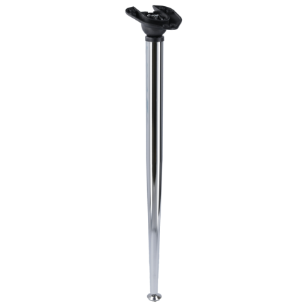 Picioare mese de bucătărie - Picior pentru masă X-Line GTV pliabil, oțel, crom lucios, H: 710 mm