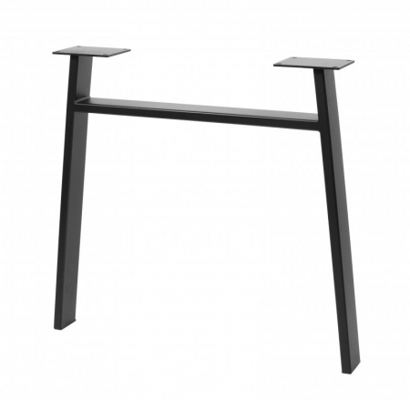 Picioare mese de bucatarie - Picior de masa Industria H, finisaj negru mat, 710x820 mm