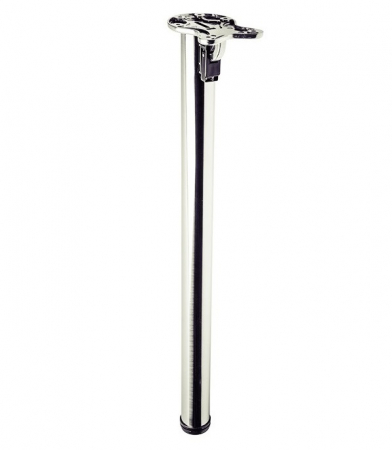 Picior masa rabatabil H=870 mm, D=50 mm, cilindric, finisaj otel periat [0]