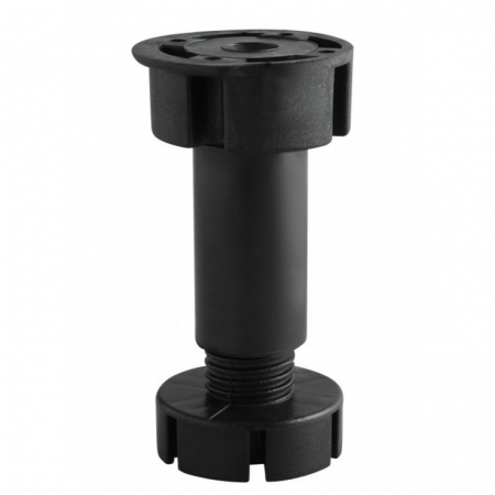 Picioare mobila reglabile - Picior mobila ajustabil DPA, negru, H:100 mm
