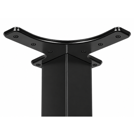 Picior pentru masă cu profil pătrat 50x50 mm, finisaj negru mat, H:710, set 4 bucăți [1]
