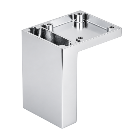 Picioare mobilă reglabile - Picior pentru mobilă Jazz Viefe, aluminiu, crom lucios, H: 91 mm