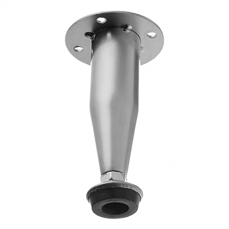 Picior pentru mobilier D-03, finisaj crom lucios GT, H:100 mm [1]