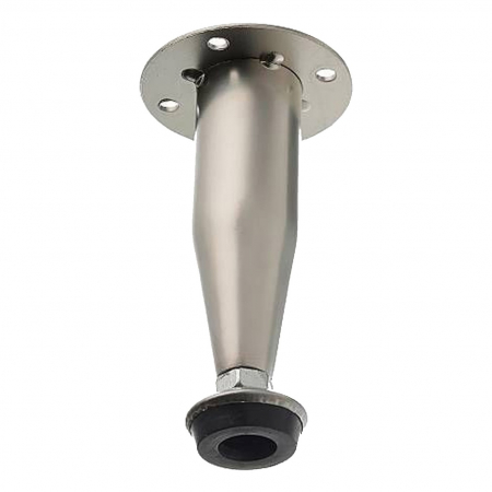 Picior pentru mobilier D-03, finisaj nichel satin GT, H:100 mm [1]