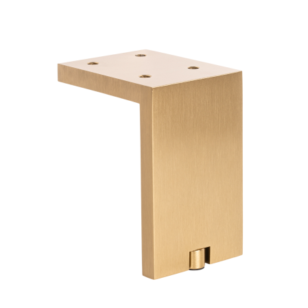 Picioare mobilă reglabile - Picior pentru mobilier reglabil, Fonda, H:100 mm, finisaj alama shadow periata