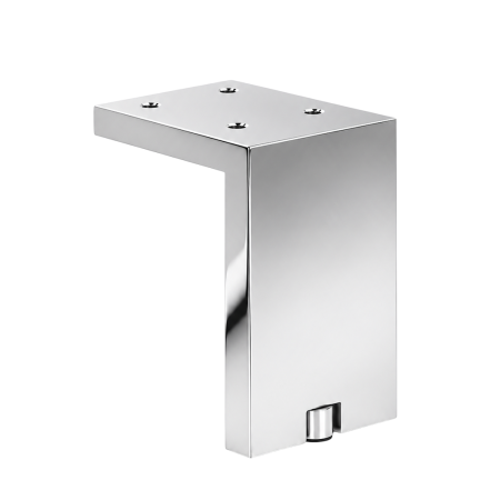 Picioare mobilă reglabile - Picior pentru mobilier reglabil, Fonda, H:100 mm, finisaj crom lucios