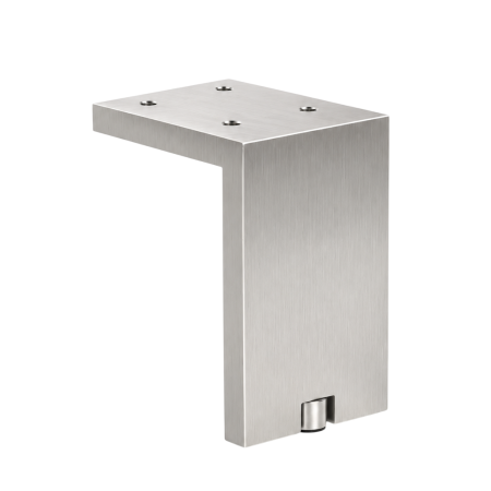 Picioare mobilă reglabile - Picior pentru mobilier reglabil, Fonda, H:100 mm, finisaj otel inoxidabil
