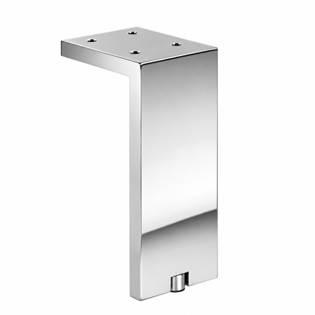 Picioare mobilă reglabile - Picior pentru mobilă Fonda Viefe reglabil, aluminiu, crom lucios, H: 150 mm