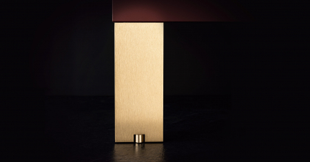 Picior pentru mobilier reglabil, Fonda, H:200 mm, finisaj alama shadow periata [1]