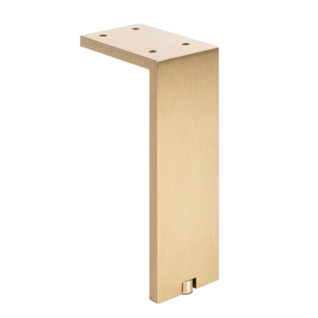 Picioare mobilă reglabile - Picior pentru mobilă Fonda Viefe reglabil, aluminiu, alamă întunecată periată, H: 200 mm