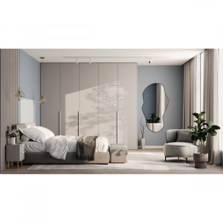 Picior pentru mobilier Ronda Simplu, finisaj auriu periat GT, H:150 mm [2]