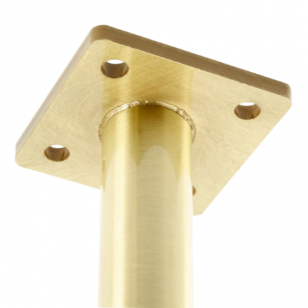 Picior pentru mobilier Ronda Simplu, finisaj auriu periat GT, H:180 mm [5]