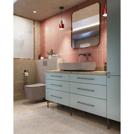 Picior pentru mobilier Ronda Simplu, finisaj negru mat GT, H:150 mm [5]