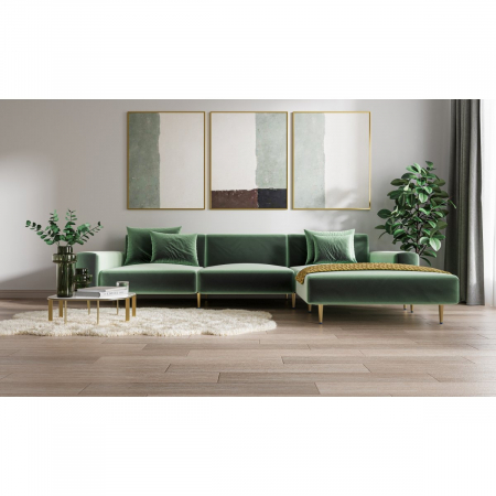 Picior pentru mobilier Spire, finisaj auriu periat GT, H:130 mm [2]