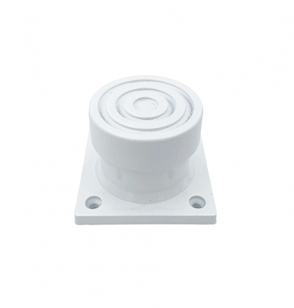 Picior SDF cilindric reglabil pentru mobilier, finisaj alb, H:50 mm [4]