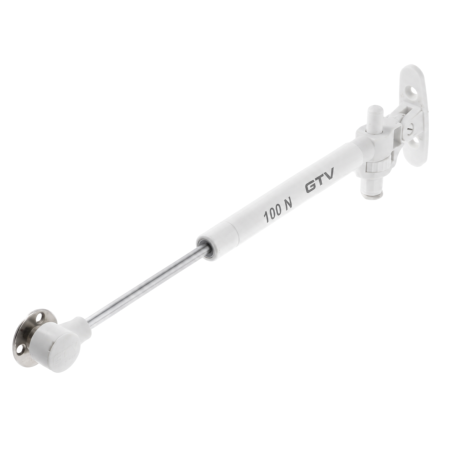 FERONERIE SI ACCESORII MOBILĂ - Piston cu gaz GTV GAM cu amortizare pentru ușă rabatabilă, 100 N, alb