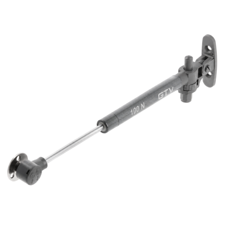 FERONERIE SI ACCESORII MOBILĂ - Piston cu gaz GTV GAM cu amortizare pentru ușă rabatabilă, 100 N, antracit