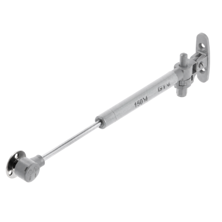 Piston cu gaz GTV GAM cu amortizare pentru ușă rabatabilă, 150 N, gri [0]