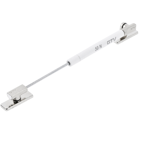 Sisteme deschidere verticală - Piston cu gaz GTV NEO pentru ușă rabatabilă, 50 N, alb