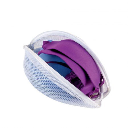 Accesorii pentru spălat rufe - Plasa pentru spalat lenjerie intima, alba, 22x15x9 cm