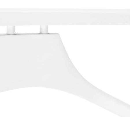 Portmantou dublu din lemn masiv de fag, finisaj alb, 470x360x1010 mm [8]