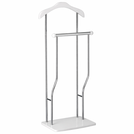 Portmantou dublu Greg, cu spatiu pentru pantofi, finisaj alb, 400x300x1070 mm [5]