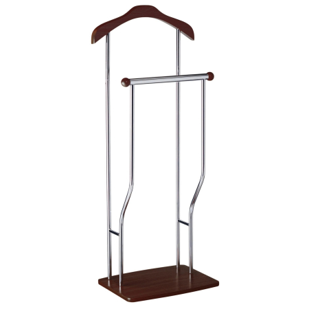 Portmantou dublu Greg, cu spatiu pentru pantofi, finisaj wenge maro, 400x300x1070 mm [5]